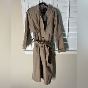 NWT L Banana Republic Timeless Trench Coat beige